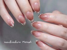 ネイルサロン モネ(Monet)/グラデーション＋ミラー