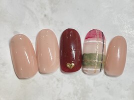 チェックネイル