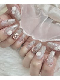 キラキラ マグネット ホワイト