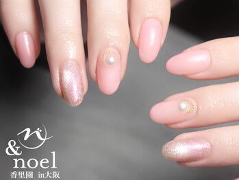 ノエル(Noel)/春ピンク×パールネイル