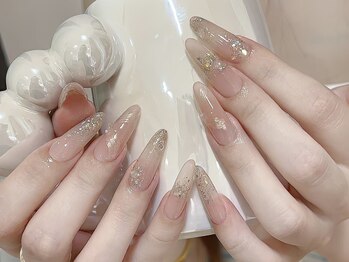 ベストネイル 渋谷109前店(Best Nail)/女子力ゴールド系ネイル