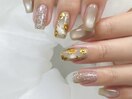 ミラーフラワーネイル