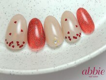 ネイルサロン アビー グランデュオ蒲田店(abbie)/ハートホロネイル[A]¥8250
