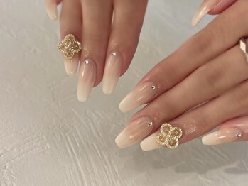 アンネ 表参道(ANNE)/【Hand】ベース有グラデ+パーツ