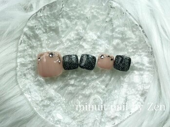 ミニュイネイルバイゼン(minuit nail by Zen)/【foot】定額デザインコース