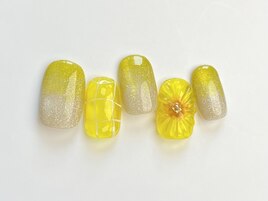 ひまわりネイル