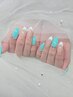 人気No.1☆【ハンドネイル】持ち込みシンプルデザイン90分コース