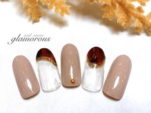 ネイルグラマラス 西新井店/《パラジェル》秋のフレンチ