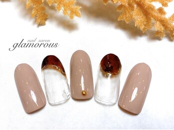 ネイルグラマラス 西新井店/《パラジェル》秋のフレンチ