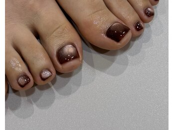 ガレリアエレガンテ KHビル店(GALLARIA Elegante)/シンプルマグネットフットネイル