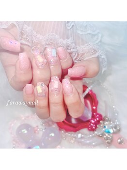 ファラウェイネイル(Faraway nail)/8月プッシュデザインコース☆