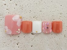 タフィーネイル 宜野湾コンベンションシティ店(TaffyNail)/フット グランドデザイン 6990円