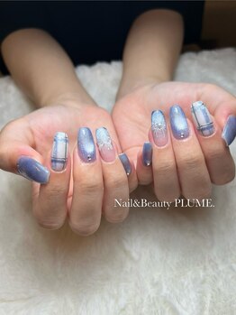 チェックネイル