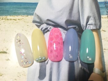 お気軽ビューティエーヴィヒ(Ewig)/7月キャンペーンネイル♪