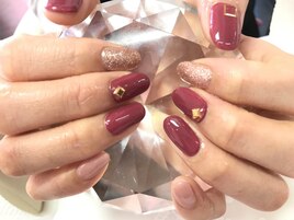 ボルドーワンカラー