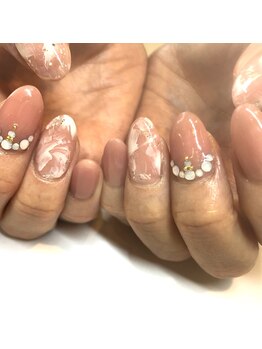 トータルサロン 白べぇーっ プラス/春ネイル♪