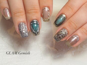 ネイルサロン グラム ジェミッシュ(GLAM Gemish)/ニュアンスデザイン