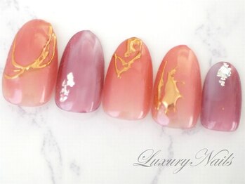 ラグジュアリー ネイルズ(Luxury Nails)/ニュアンス*ミラーNail