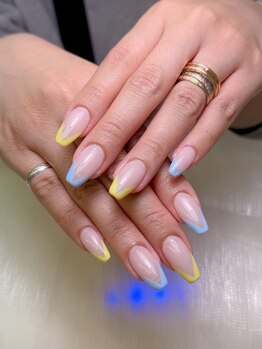 ラッキーネイル(lucky nail)/チップスカルプフレンチ