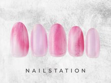 ネイルステーション アトレ川崎店(NAIL STATION)/ピンクニュアンス／パラジェル
