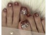 【★一年中綺麗にBasic隠れ人気メニュー★】フット★親指アートコース¥6600