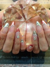 エスフィーネイルサロン ブリーユ(Esfy nailsalon Brille)/メタリックフレンチネイル