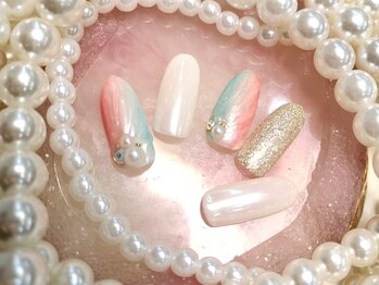 ビーケア 自由が丘店(B.care)/マーメイドネイル¥6480