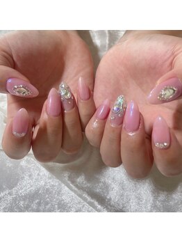 ナキ(NAKI)/上品ピンクネイル