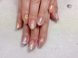 オーロラシェルネイル