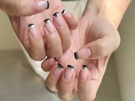 フレンチ×ホロネイル