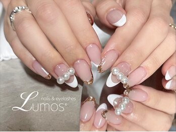 ルーモス 北堀江店(Lumos)の写真/《アレンジ自由★持込OK◎90分つけ放題+長さ出し》可愛いが溢れ出す♪ソフトジェル付け替えオフ無料♪