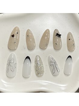 ララネイル(LALA nail)/2月定額デザイン