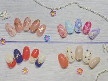 ネイル ナテュール 平塚店(Nail Nature)の写真/とってもお得【☆持ち込みやり放題コ-ス☆ハンド&フット同時割☆12500円】デザインサンプルも600種類以上♪