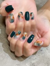エム(em)/グリーンnail
