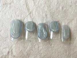 ぷっくりニュアンスブルー¥7700