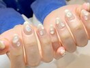 しずく感クリアネイル