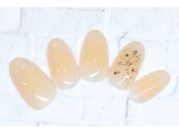 アルセア 上野御徒町店(Alcea)/チークネイル ラメ ホログラム