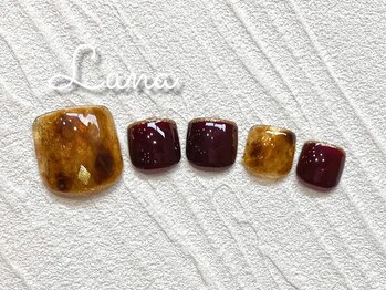 ネイルアンドまつ毛エクステ ルーナ イオンモール東久留米店/フット定額10500円