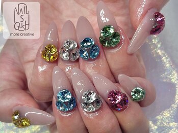 ネイルズガッシュ 蒲田東口店(NAILsGUSH)/キラキラ/ビジュー/長さ出し