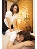【リンパ＋タイ古式】リンパデトックス60分＋タイ古式ケア60分