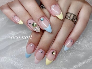 ココネイル 吉祥寺(coco.nail)/パステルカラーフレンチ