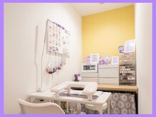 パープルの爪屋の雰囲気（静かに過ごしたい方も安心の個室です☆）