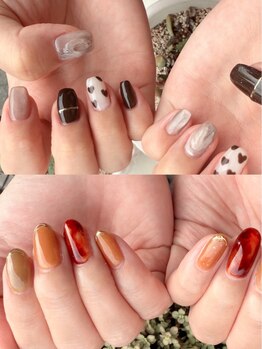 ジジ(Gigi)の写真/流行&季節アートが楽しめる定額ネイル3種類♪どんなデザインにしようか迷っている方は当日相談もOKです!