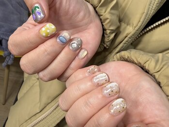 ちぐはぐネイル