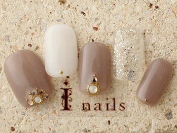 アイネイルズ 町田店(I nails)/くすみオフィスビジュー8480円