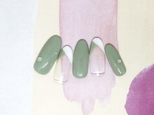 ネイルライフ(NailLife)/変形フレンチネイル
