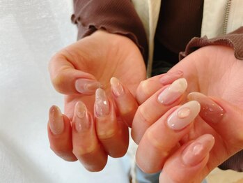 キキネイル 二子玉川(kikinail)/ニュアンスネイル 春ネイル