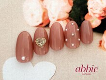 ネイルサロン アビー 宮益坂店(abbie)/シンプルガーリー◇¥9845