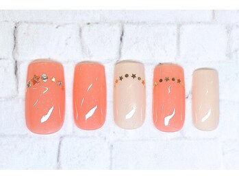 アルセア 上野御徒町店(Alcea)/星 フレンチネイル ホロ