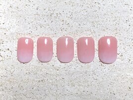 グラデーション ピンク ホワイト